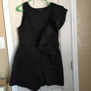 Fashion to Figure Ruffle Shoulder Romper